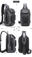 Bolso de hombro tipo bandolera antirrobo multifuncional para hombre, resistente al agua, bolso de pecho corto - details 13