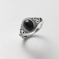 Plata de ley 925 rojo sureño turquesa mongol estilo étnico anillo de boca en vivo anillo liso anillo de mujer vintage anillo salvaje mujer - details 4