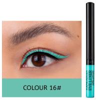 HANDAIYAN Juego de delineador de ojos líquido mate de 12 colores, delineador de ojos colorido intenso metálico resistente al agua, larga duración, punta ultrafina a prueba de manchas - details 33