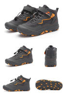 Botas de senderismo tobilleras de marca para niños, zapatillas de senderismo antideslizantes, calzado de escalada de montaña al aire libre, calzado deportivo Unisex para niños - details 36