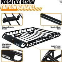 Techo de Almacenamiento de Acero Superior 46 x 36 x 4-1/2 Pulgadas Para SUV y Camionetas - details 3