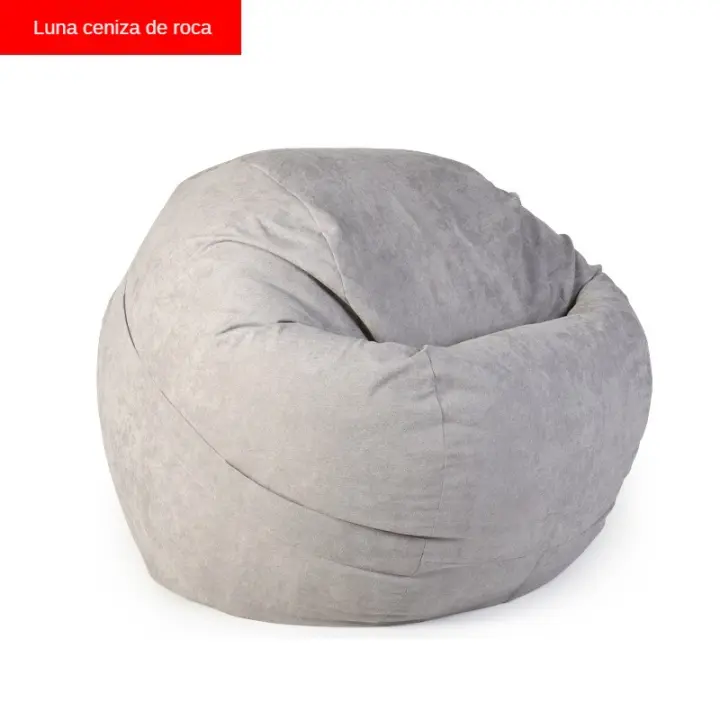 Funda Puff 120cm Peluche Lavable en Lavadora - CubreSofá Lujo para Adultos y Mascotas | Tela Impermeable Antimanchas | Sin Relleno + 3 Plazos Klarna | Certificado Anti-Alergias - 1