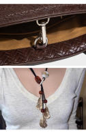 Nuevo bolso de hombro tejido retro para mujer, bolso tipo cubo, bolso tipo cesta de verduras portátil para vacaciones junto al mar - details 27