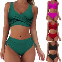 Sexy alta cintura Bikinis 2025 nuevo Halter bañadores mujeres traje de baño femenino bikini set imprimir body verano biquini - details 6