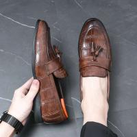 2023 nuevos zapatos de cuero genuino del vestido de boda de los hombres, zapatos Mokasin Gommino Le Fu - details 13