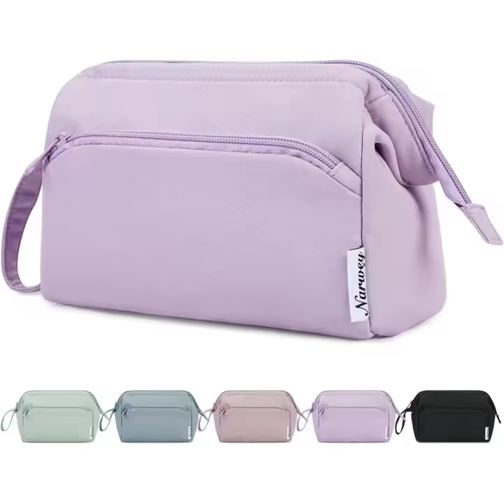 Neceser de Maquillaje de Viaje Bolsa de Cosméticos Grande Organizador para Mujeres Niños (Rosa) - 1