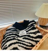 2025 otoño niñas niños Casual cebra suéteres bebé niños tejido Cardigan - details 12