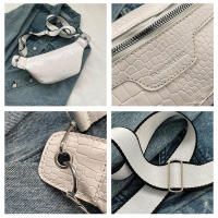 Bolso para mujer y hombre, bolsos impermeables de cuero para hombre, riñoneras para viaje - details 2
