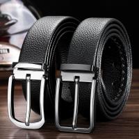 Cinturon cuero para hombre,Cinturón de cuero genuino, Cinturones Cinturon Reversible Hombre ,cinturón de cuero de vaca . - details 0