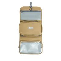 Bolsa de artículos de tocador separada en seco y húmedo de gran capacidad, bolsa de cosméticos grande impermeable desmontable, bolsa colgante plegable - details 5