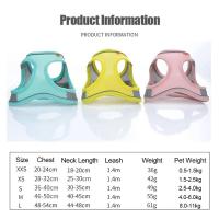 Correa reflectante para perros y gatos Set de correa de pecho transpirable duradero para paseos al aire libre Adecuado para perros y gatos pequeños y medianos - details 0