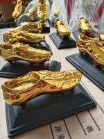 Trofeo del máximo goleador del partido de fútbol, ​​Premio Golden Boot, tres de oro, plata y bronce, suministros para fanáticos - details 3