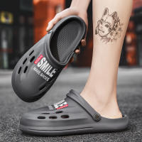Zuecos de jardín para hombre, sandalias negras para exteriores, zapatillas de playa - details 17