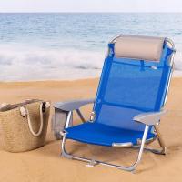 62262 - Pack de 2 sillas plegables multiposición para playa, jardín, terraza o camping beige, Medidas 64x11x64cm, 4 posiciones, con cojín en el cabecero, Incluye asa de transporte, Ibiza X2 - details 37