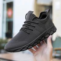 zapatos informales Unisex a la moda, calzado ultraligero de talla grande, zapatillas cómodas antideslizantes para exteriores, zapatos de malla transpirable para hombres - details 12