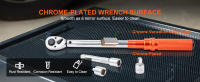 Succebuy Destornillador de Torque Ajustable Kit de Destornillador Mecánico de Doble Dirección con Palos de Extensión y Adaptadores - details 0