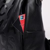 Mochila antirrobo con letras para mujer, bolso de hombro femenino de cuero PU de alta calidad, bolso escolar impermeable para niña - details 17