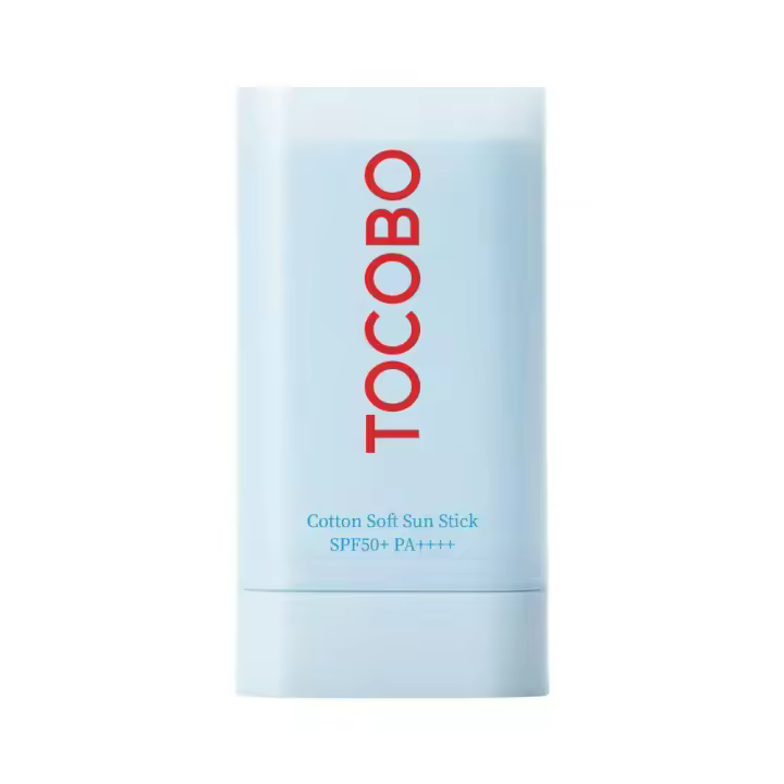Barra de Sol Tocobo SPF50+ PA++ Fuerza Suave de Algodón Portátil Hidratante para la Piel Facial - 1