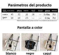 Bolsos de gran capacidad para mujer, bolso versátil de moda para ir al trabajo, bolso de hombro ligero, bolso de mano, 2025 - details 1