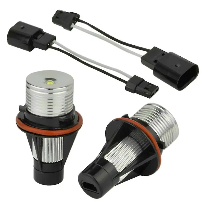 Luces de Halo de Ojos de Ángel LED Blancas Impermeables Iluminación Exterior para E39 E53 E60 E63 E64 E66 E87 - 1