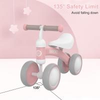 Bicicleta sin pedales para niños a partir de 1 año de equilibrio, juguetes para bebés de 1 año, bicicleta para bebés con 4 ruedas para bebés de 10 a 24 meses, primera bicicleta para niños y niñas como regalo - details 10