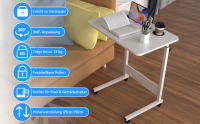 Rcynview Mesa de Computadora Estilo Moderno de Medio Siglo Altura Ajustable Diagnóstico de Trompo - details 8