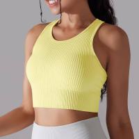 Sujetador deportivo para mujer, ropa interior, hilo sexy, informal, a rayas, sin costuras, top para gimnasio - details 19