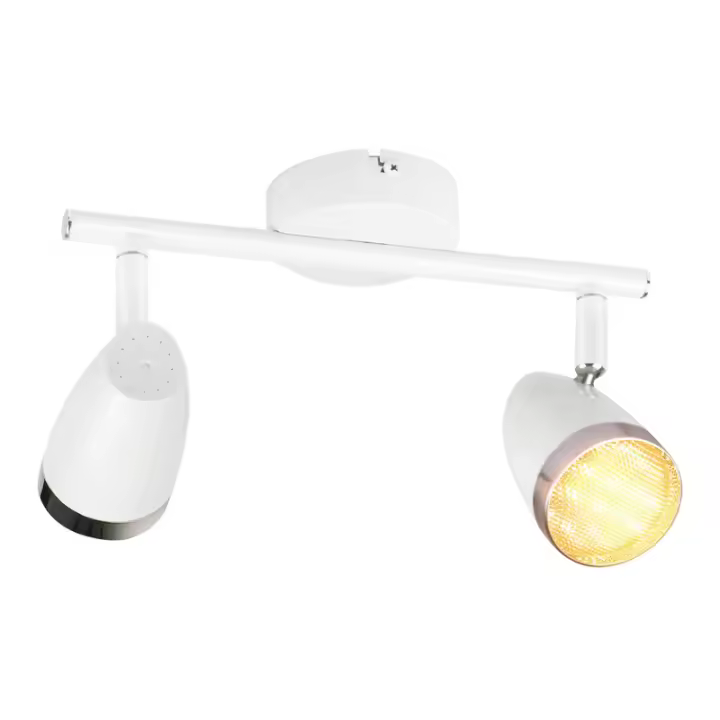 CBJKTX Foco de techo LED moderno de 2 bombillas 4W blanco cálido blanco 3000K - 1
