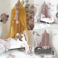 Red de Mosquitos Nórdica Nueva Estilo Princesa Chifón para Niños y Bebés Cortina de Cama de Poliéster/Algodón Normal Producto para Decoración y Iluminación - details 0