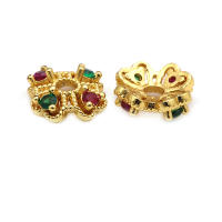 Accesorios de Joyería DIY de Alta Calidad Abalorios de Cuarzo de Brasa Dorada de 18K - details 28