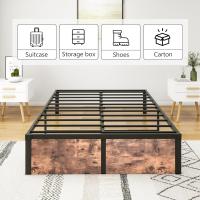 Cama de Metal Moderna Marco de 140 x 200 cm Montaje Fácil Ideal para Adultos, Niños, Adolescentes - details 21