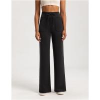 Pantalones de pierna recta sueltos con capa de aire lavados con arena, pantalones de yoga deportivos desnudos de cintura alta modales para mujer - details 20