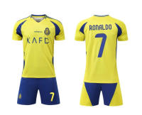 Camiseta de fútbol del club Riyadh Home 24-25 Amarilla No.7 para niños y adultos, tallas 14-3XL para adultos - details 1