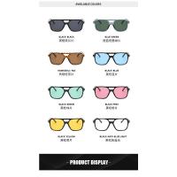 Gafas de Sol de Moda de Doble Viga Gafas de Sol Retro Cuadradas para Hombres y Mujeres - details 23