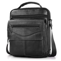 Bandolera de Piel Grande, Bolso de Cuero para hombre - details 0