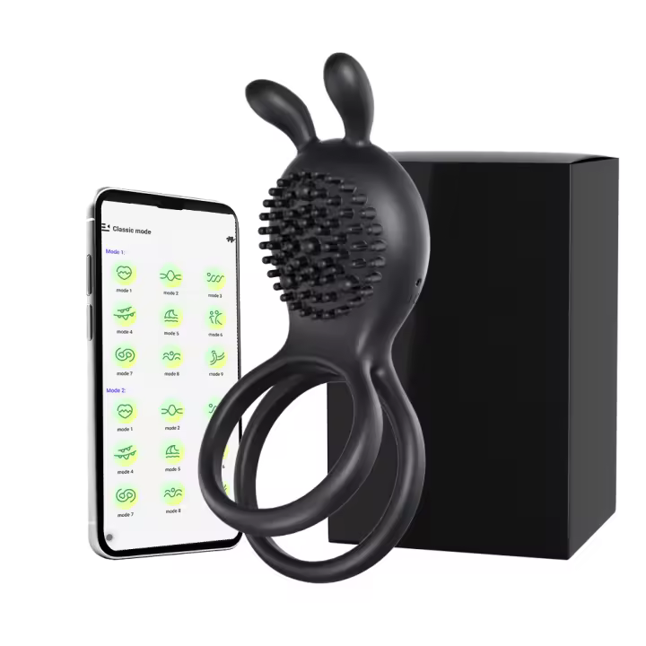 Vibrador de Control Remoto Anillo de Penis con Estimulador de Prostate para Retardar el Éjeción - 1