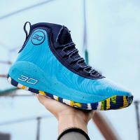 Zapatillas de baloncesto para hombre con parte superior de piel, antideslizantes y resistentes al desgaste, ideales para cancha de cemento. - details 2