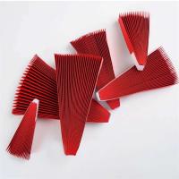 Artesanías de Papel Colgante de Boda Roja Estilo Chino 6Pcs Decoración de Pared para Dormitorio Sala de Estar Abanico de Origami DIY Party Supplies - details 7