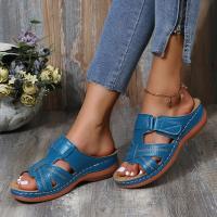 Sandalias de Cuña Premium Ortopédicas para Mujeres Zapatos de Plataforma Casuales de Cuero Antideslizante de Estilo Vintage Tallas 35-43 - details 10