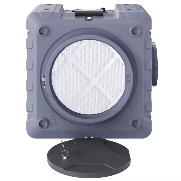 SucceBuy Purificador de aire, máquina de aire negativo apilable de 3 etapas, 550 CFM para aire limpio, portátil, alta eficiencia - 1