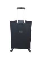 Maleta tamaño mediano Tela negra 66 x 44 x 25 cm Ultraligera 2,9 kg 4 360 °   ruedas giratorias - details 5