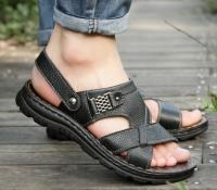 Sandalias para Hombre,Sandalias Deportivas Hombre Verano,Sandalias Hombre Piel,Adecuado para caminatas, campamentos, caminatas, pesca, kayak, caminatas, vacaciones en la playa, viajes u otras actividades acuáticas. - details 4