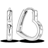 Pendientes de plata de ley 925 para mujer, Piercing de circonita cúbica brillante, joyería fina de compromiso, regalos - details 5