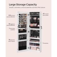 Espejo Colgante de Plástico Extraíble Cerradura 2 Organizadores de Maquillaje - details 4