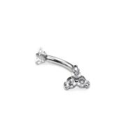 Anillo de acero quirúrgico para mujer, piercing para el cartílago, barra para el labio, tragus helix, joyería para el cuerpo, 16g, 1 unidad - details 29