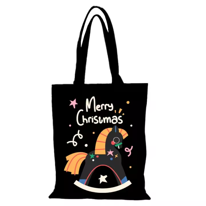 Bolso de Lona de Playa Ecológico Bolso de Mano de Moda para Mujeres con Estampado - 1
