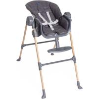 para niños de 6 meses a 3 años (15 kg), trona reclinable con altura y reposapiés ajustables, 4 ruedas, plegable, Azul - details 14
