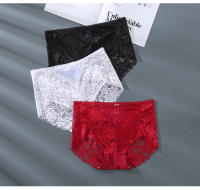 Sujetador De Talla Grande Para Mujer, Bragas De Encaje De Cintura Media, Ropa Interior Transparente, Sexy, Sueva y Cómodo - details 15