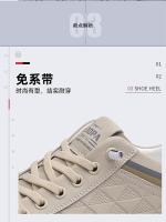 Primavera nuevos zapatos casuales de moda para hombres con suela versátil blanca, zapatos de tabla suave transpirables y cómodos - details 12
