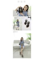 Verano 2025 Dulce, Sandalias Flores Bohemias Para Mujer Diamante De Imitación Tallas Grandes Pisos Zapatos De Playa - details 7